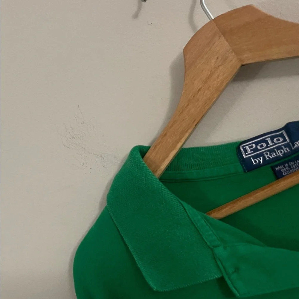 Polo by Ralph Lauren Men's Green Polo Shirt Preppy Golf Casual Classic